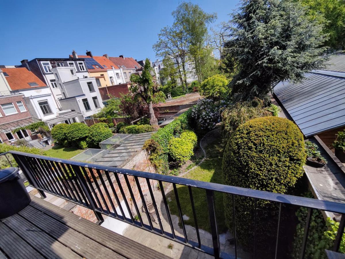 Traditional Chic, High Ceilings' Apt Aircos And Garage Antwerpen Eksteriør bilde