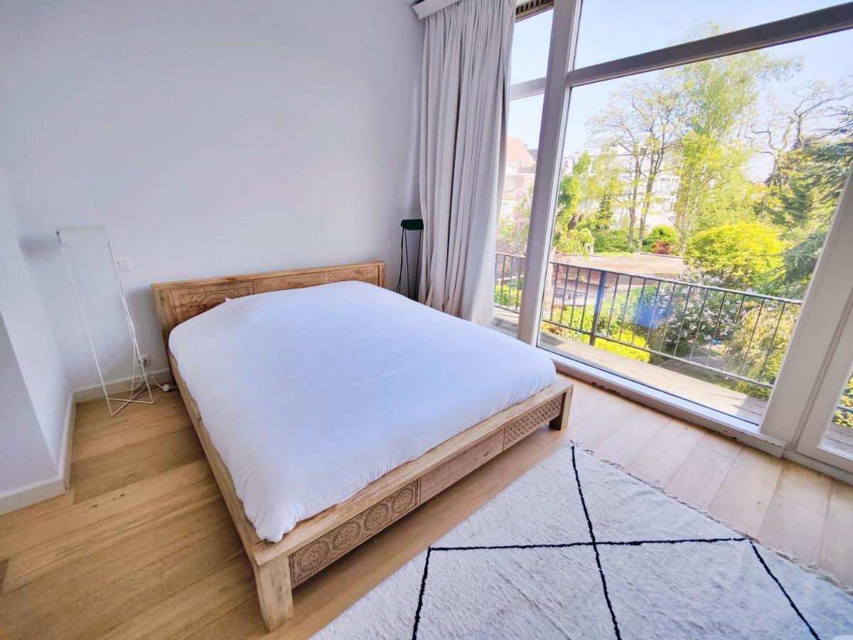 Traditional Chic, High Ceilings' Apt Aircos And Garage Antwerpen Eksteriør bilde