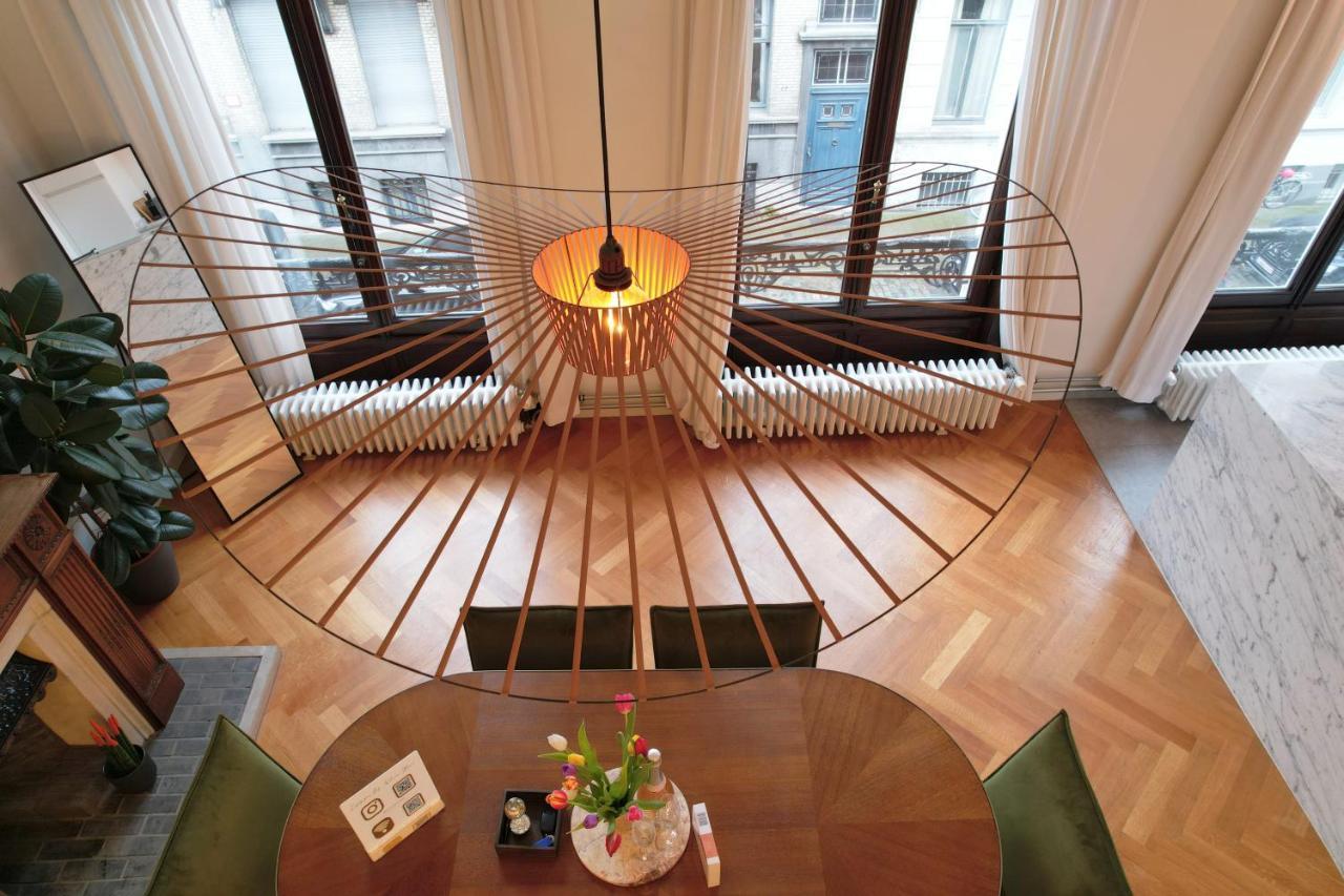 Traditional Chic, High Ceilings' Apt Aircos And Garage Antwerpen Eksteriør bilde